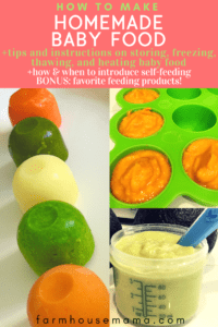 How to Make Homemade Baby Food, baby food tips, toddler mealtime tips, how to make baby food purees