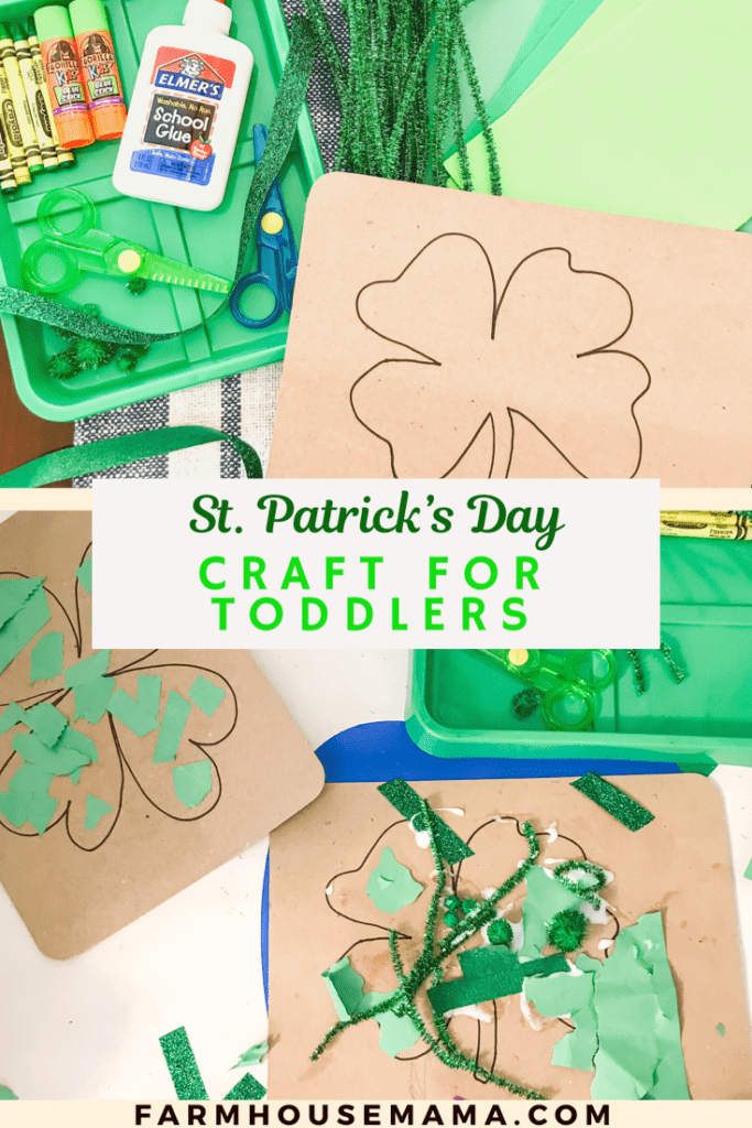 St. Patrick's Day Craft for Toddlers · Farmhouse Mama