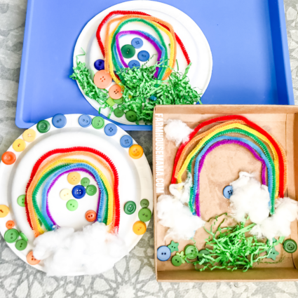 Rainbow Craft for Toddlers · Farmhouse Mama