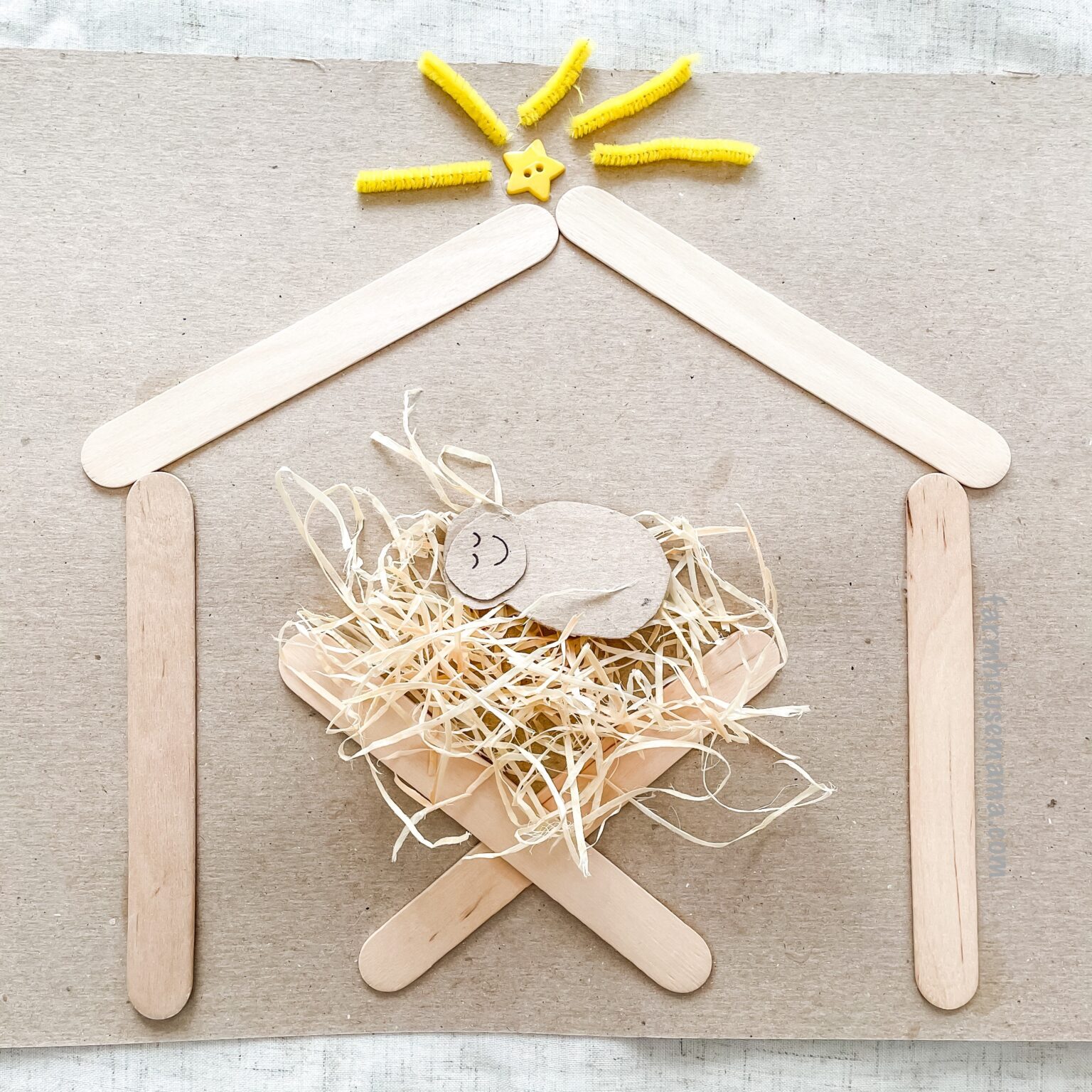 Nativity Crafts For Kids Farmhouse Mama